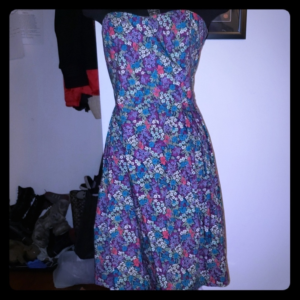 Floral Mini Dress- no pockets